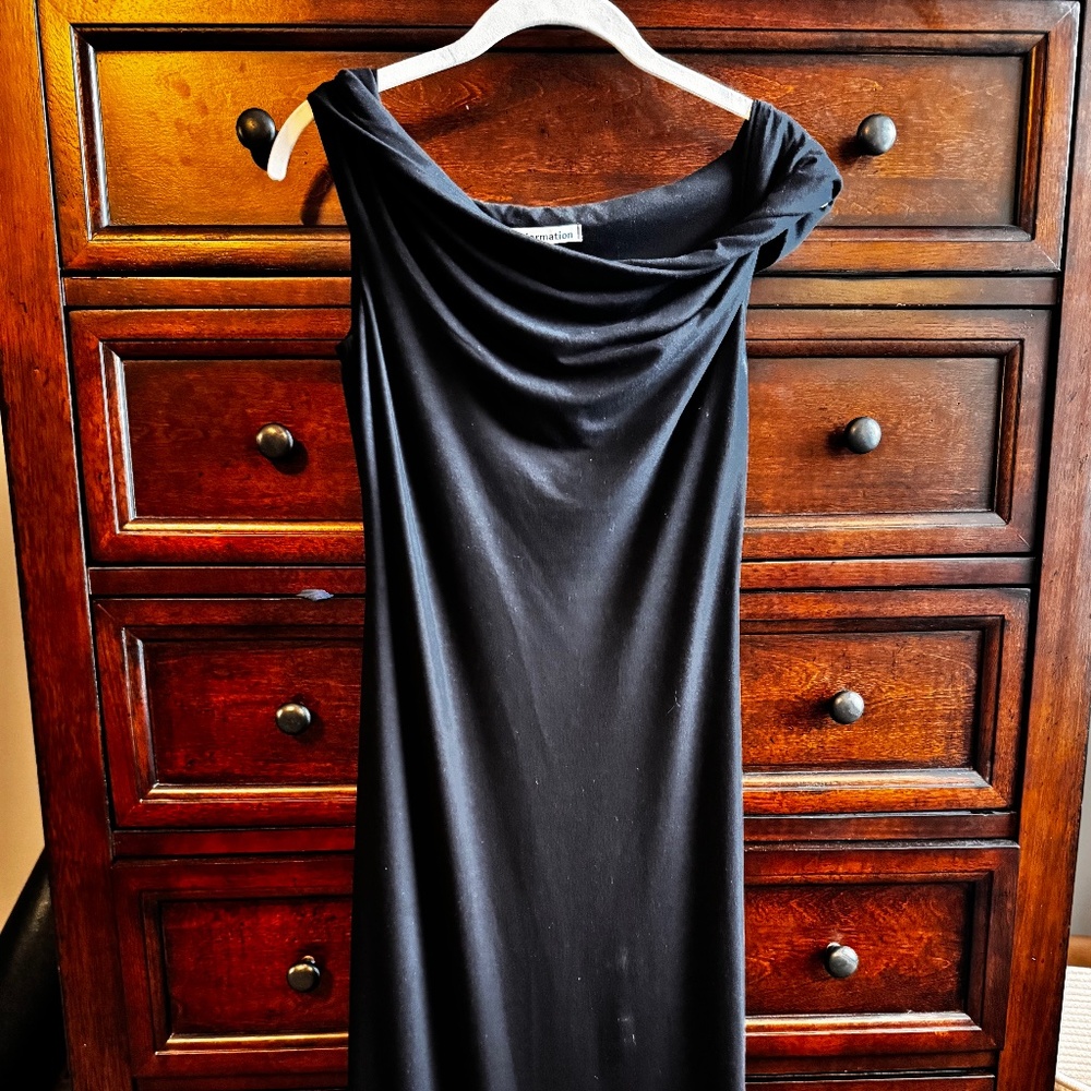 Reformation Jamen Knit Dress Black - Size XS